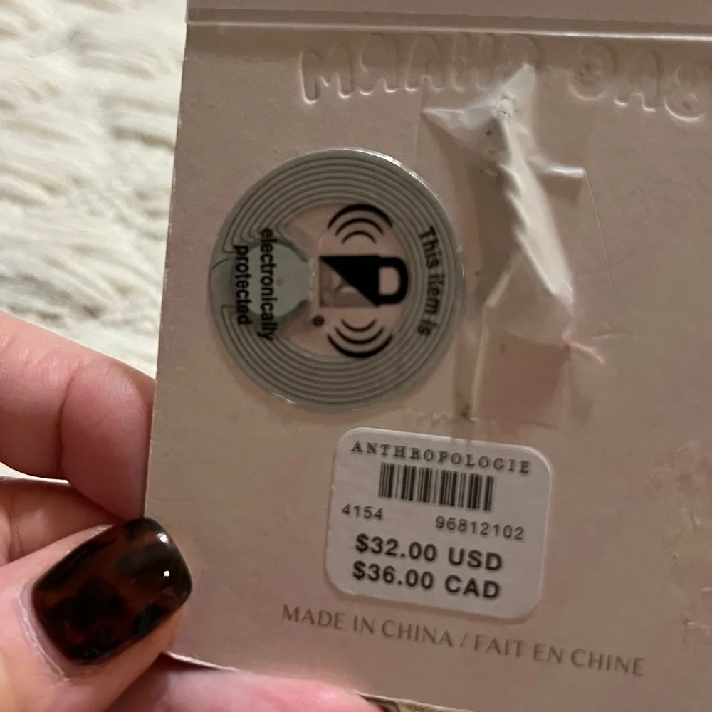 NWT Anthropologie Winter Hat Ski Aspen Key Ring or Bag Charm